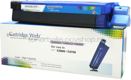 Huismerk Oki C5600 / C5700 cyaan