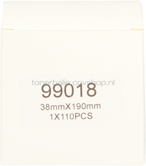 FLWR Dymo 99018 10-Pack 38 mm x 190 mm  wit