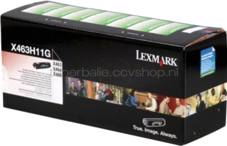 Lexmark X463H11G zwart