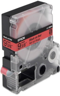 Epson LC-3RBP9 zwart op rood breedte