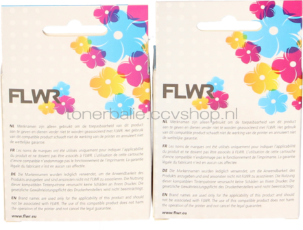 FLWR HP 901XL Multipack zwart en kleur
