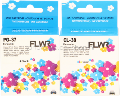 FLWR Canon 1 x PG-37 / 1 x CL-38 - Optie 97