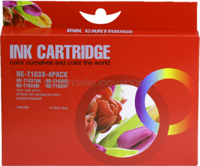 Huismerk Epson 16XL 4-Pack zwart en kleur