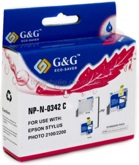 Huismerk Epson T0342 cyaan