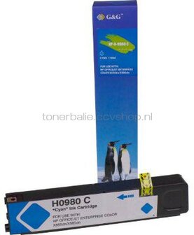 Huismerk HP 980XL cyaan