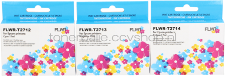 FLWR Epson 27XL 3-pack kleur