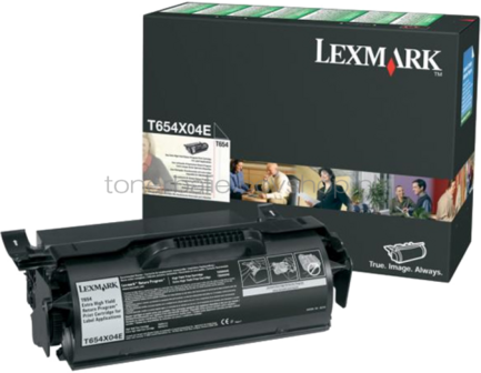 Lexmark T654X04E zwart
