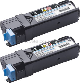 Dell 2150cn, 2155cn HC 2-pack zwart