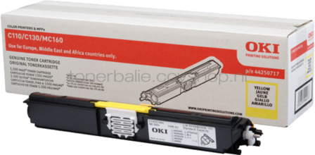 Oki C110/C130/MC160 Toner geel