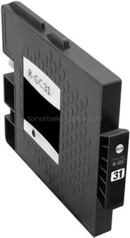 Huismerk Ricoh GC-31BK zwart