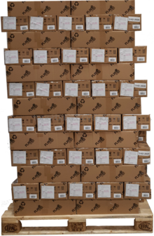 FLWR Zebra labels 910-Pack 102 mm x 150 mm  wit