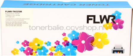 FLWR Brother TN-325 multipack zwart en kleur