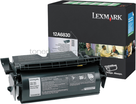 Lexmark 12A6830 zwart