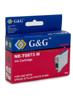 Huismerk Epson T0873 magenta