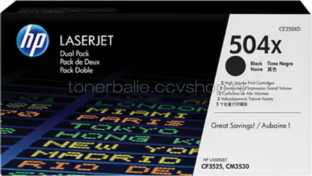 HP 504XD 2-pack zwart