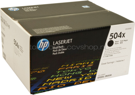 HP 504XD 2-pack zwart