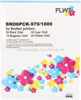 FLWR Brother LC970/1000 Megapack