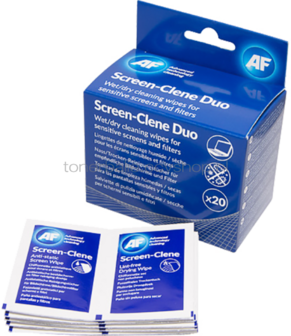 AF Screen-Clean duo 20 stuks