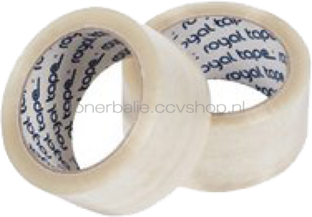 ROYAL TACK PP verpakkingsplakband 48mm x 66m 6-pack transparant