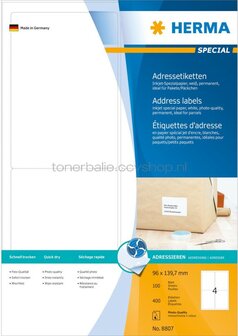 Herma 8807 96x139,7 MM