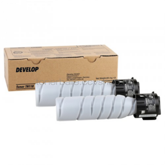 Develop TN118 2 pack zwart