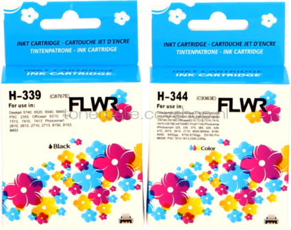 FLWR HP 339/344 2-pack - Optie 73