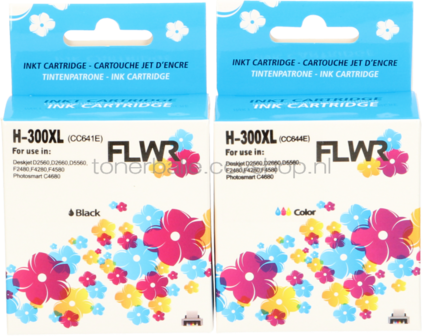 FLWR HP 300XL 2-pack - Optie 76