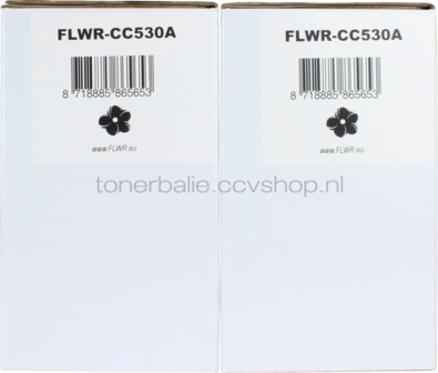 FLWR HP 304AD 2 pack zwart