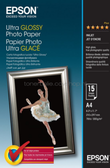 Epson S041927 fotopapier Hoogglans | A4 | 300 gr/m&sup2; 1 stuks