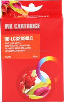 Huismerk Brother LC-3239C cyaan