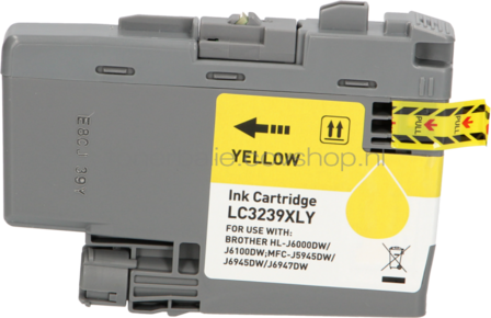 Huismerk Brother LC-3239Y geel