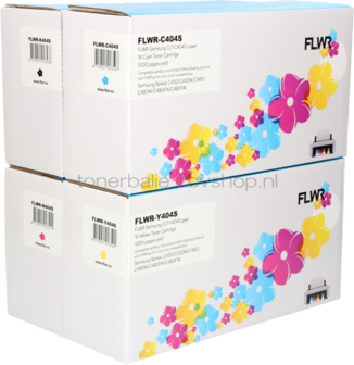 FLWR Samsung CLT-P404C Multipack zwart en kleur