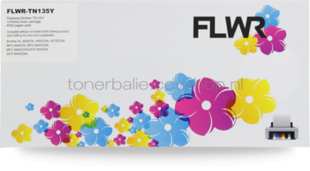 FLWR Brother TN-135Y geel