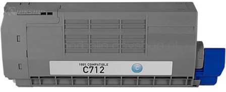 Huismerk Oki C612 cyaan