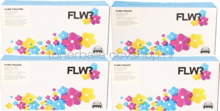 Huismerk Brother TN-241/TN-245 Multipack zwart en kleur