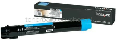 Lexmark XS955de cyaan