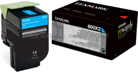 Lexmark 800X2 cyaan