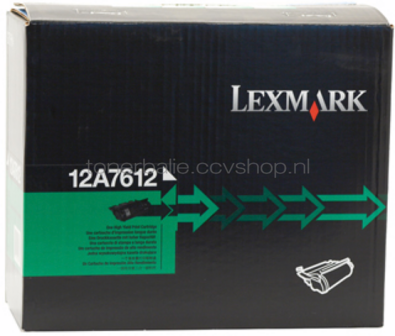 Lexmark 12A7612 zwart