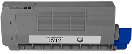 Huismerk Oki C712 zwart