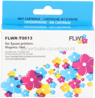 FLWR Epson T0615 multipack zwart en kleur