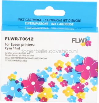 FLWR Epson T0615 multipack zwart en kleur