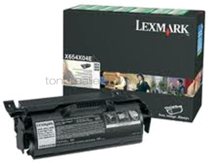 Lexmark X654X04E zwart
