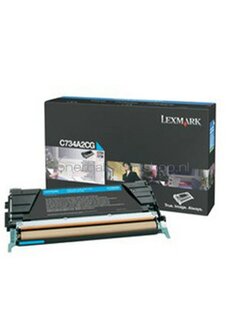 Lexmark C734, X734 cyaan