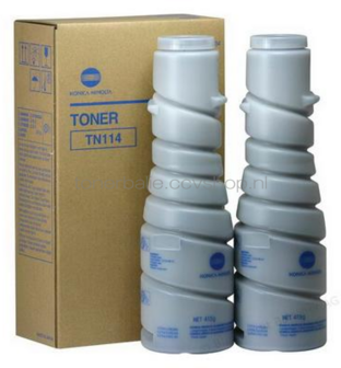 Konica Minolta TN-114 2-Pack zwart