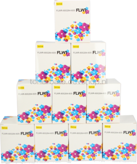 FLWR Zebra 10-pack verzendetiketten 102 mm x 150 mm  geel