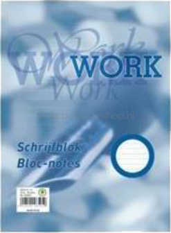 Kangaro A4 blok gelinieerd 5-pack wit