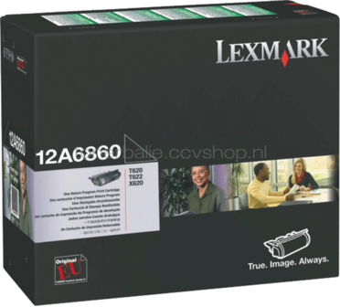 Lexmark 12A6860 zwart