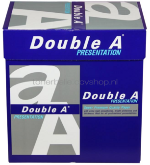 Double A Presentation A4 Papier 5 pakken (100 grams) wit
