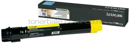 Lexmark XS955de geel