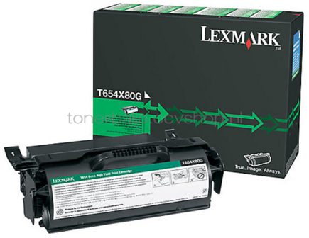 Lexmark T654X80G zwart